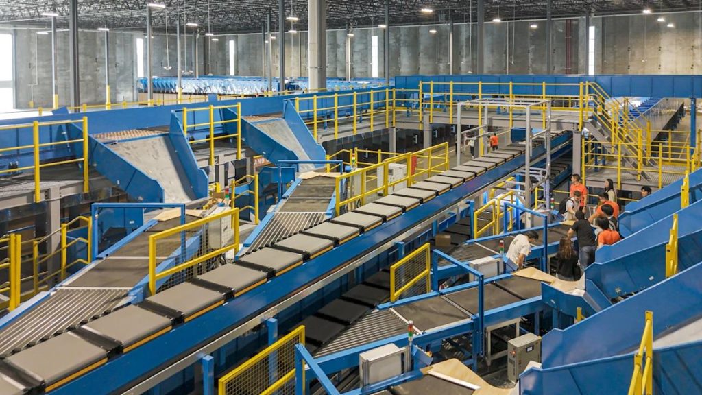 Two last-mile parcel carriers open large US sortation centers